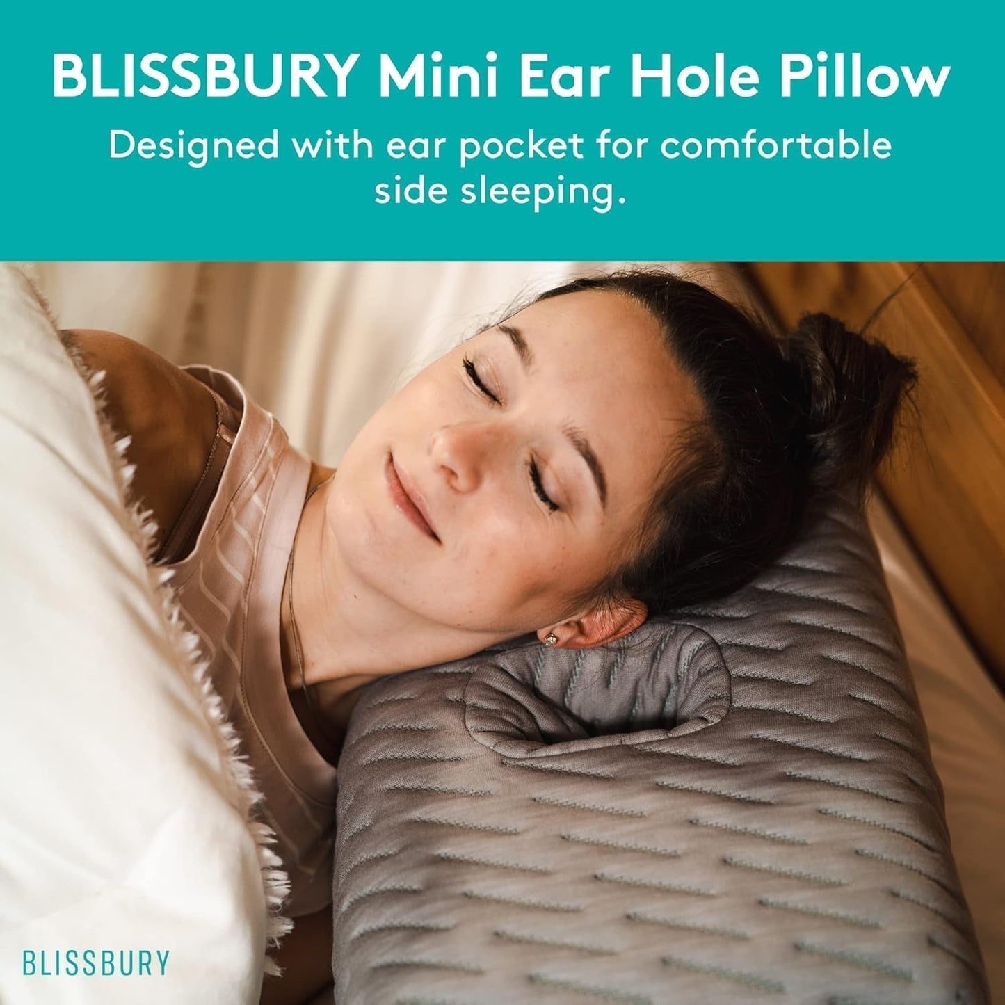 Mini coussin d'oreille BLISSBURY pour personnes souffrant de douleurs aux oreilles Naty Shop coussinets standards