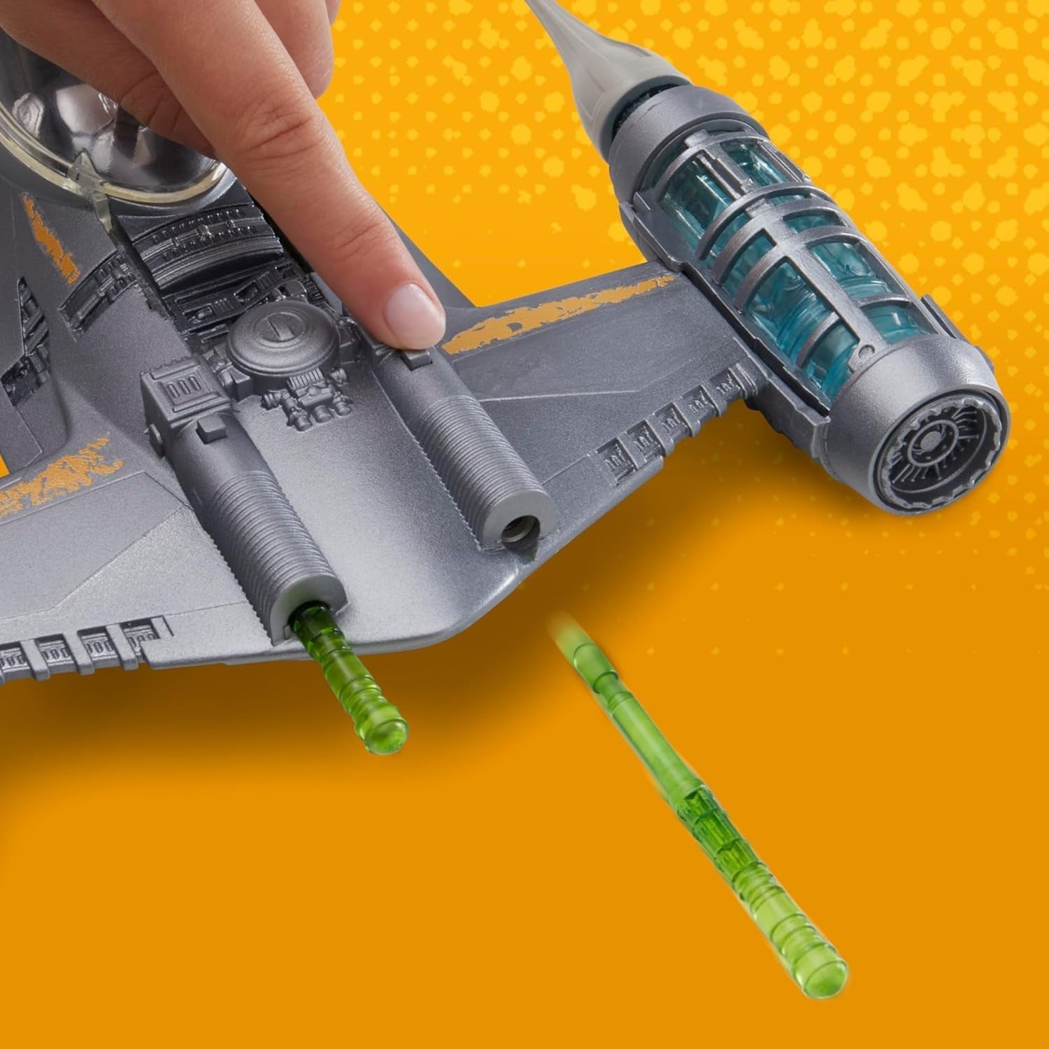 Star Wars Epic Hero Series N-1 Starfighter of the Mandalorian, grandes figurines d'action et accessoires passionnants pour des manœuvres passionnantes, figurines d'action cadeaux passionnantes Naty Shop