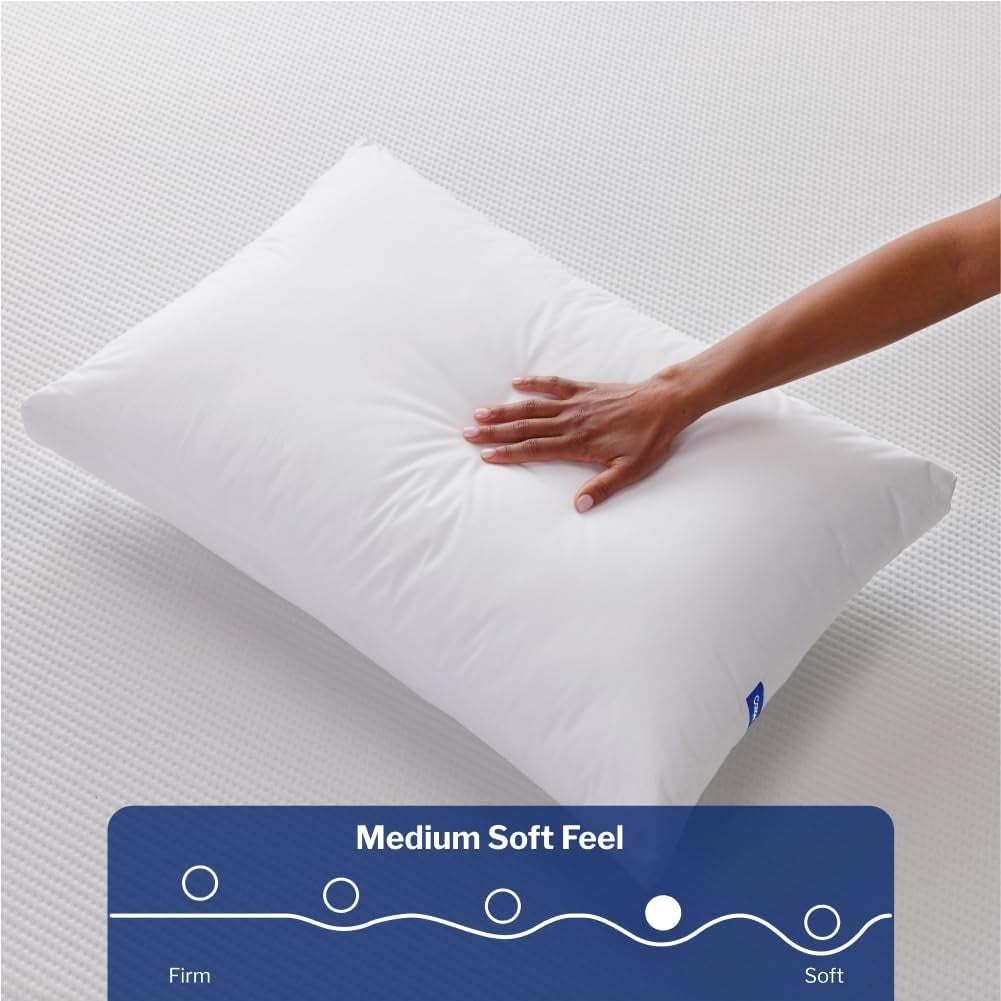 Casper Sleep Essential Oreiller pour dormir, King, Blanc Naty Shop Oreillers standards
