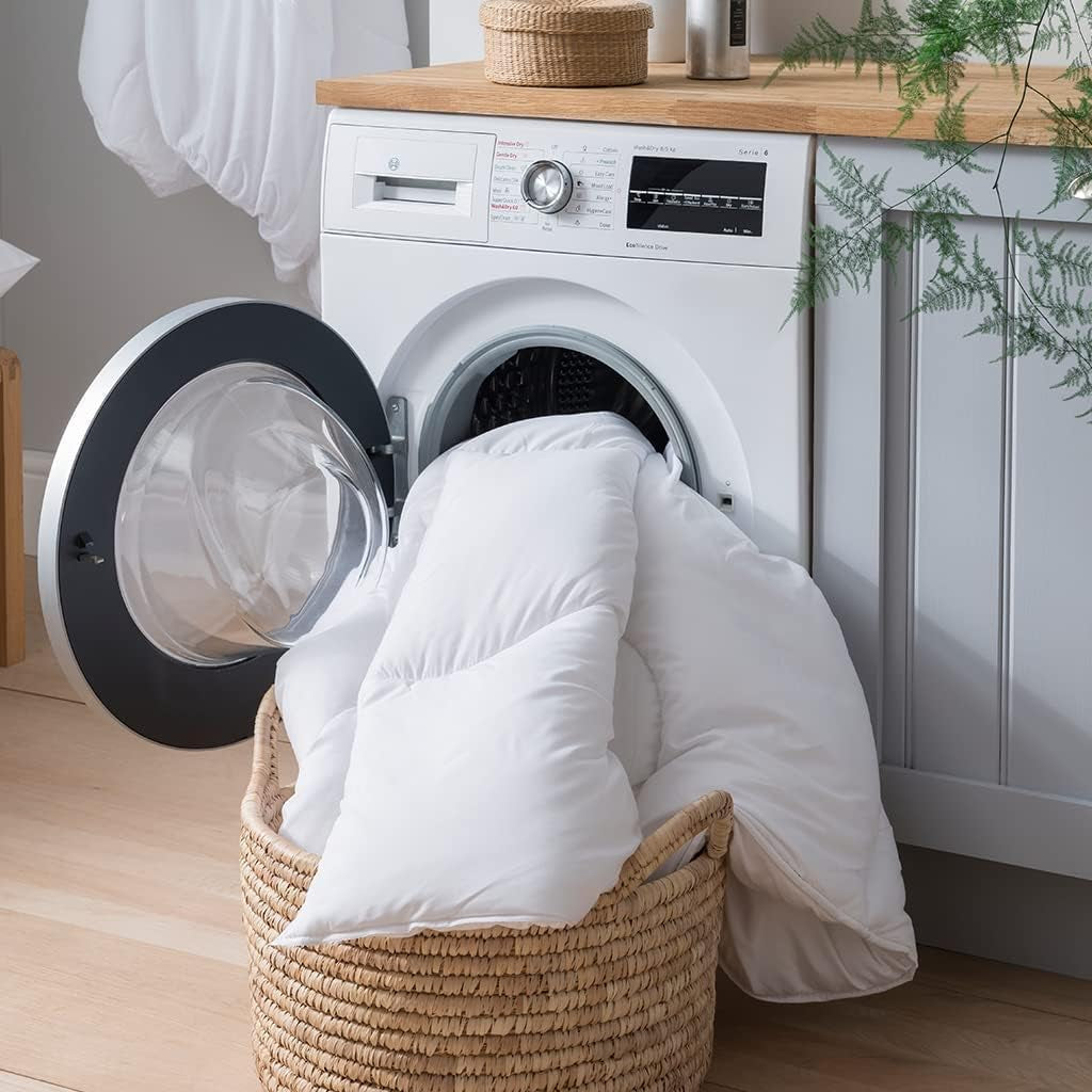 Couette respirante, 9 + 4,5 tog, toutes saisons, refroidissement et évacuation de l'humidité, contrôle de la température, lavable en machine, lit simple Naty Shop Quilts & Quilts