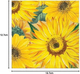 Serviettes en papier tournesol, 20 pièces par paquet
