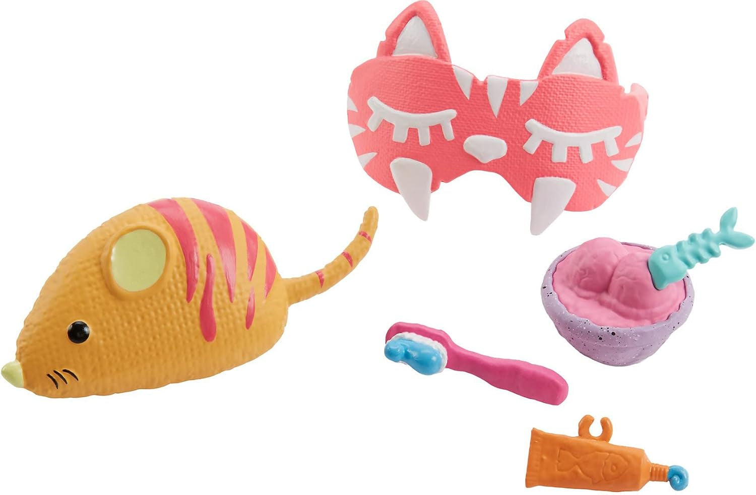 Cave Club GTH02 - Poupée amusante Roaralai Pyjama Party, poupée articulée avec cheveux violets et accessoires, cadeau pour enfants de 4 ans et plus, multicolore