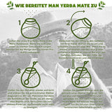 Verde Mate Green Orgánica 500 G – Yerba Mate biologique du Brésil – sans fumée et soigneusement traité 0,5 kg