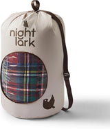 Couverture polaire Sherpa confortable Night Lark, tartan rouge classique, 9 Tog, luxueuse, moelleuse, épaisse et réversible, parfaite pour un canapé, un lit, un canapé. Hypoallergénique, lavable en machine, Taille : Lits et couettes Night Lark