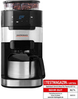 Machine à expresso thermique GASTROBACK Grind & Brew Pro, argent, noir