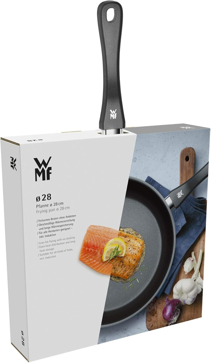 Poêle WMF Devil 20 cm, poêle à induction, acier inoxydable Cromargan, manche en plastique Casseroles et poêles Naty Shop