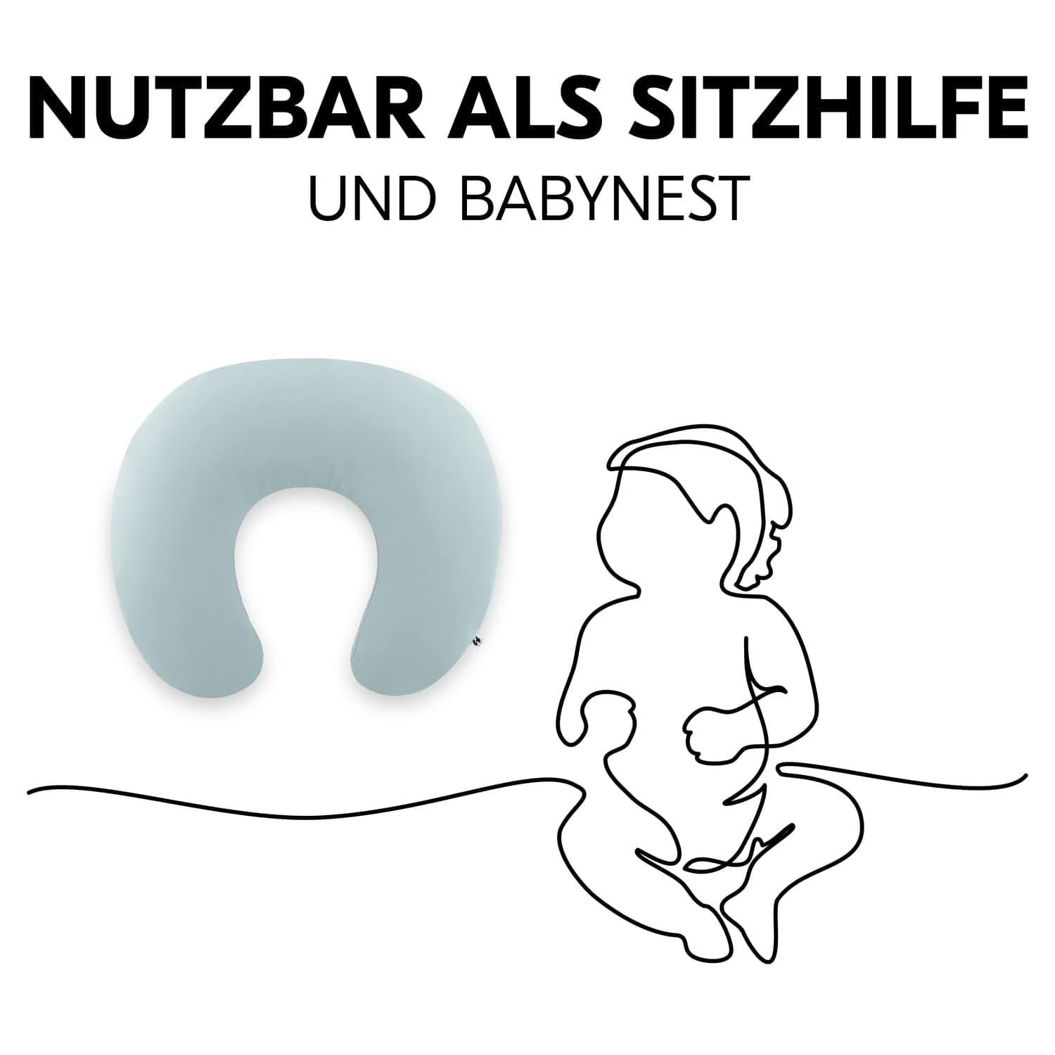 Hauck coussin d'allaitement pour bébé avec garnissage Accessoires Alimentation et Allaitement Bebe Naty Shop