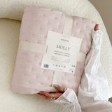 Molly Couvre-lit élégant en rose poudré 170 x 210 cm Couvre-lit polyvalent comme couvre-lit ou jeté de canapé pour lit et canapé Style couverture Idéal comme couvre-lit Lits et couvertures Besuche den ROOM99-Store