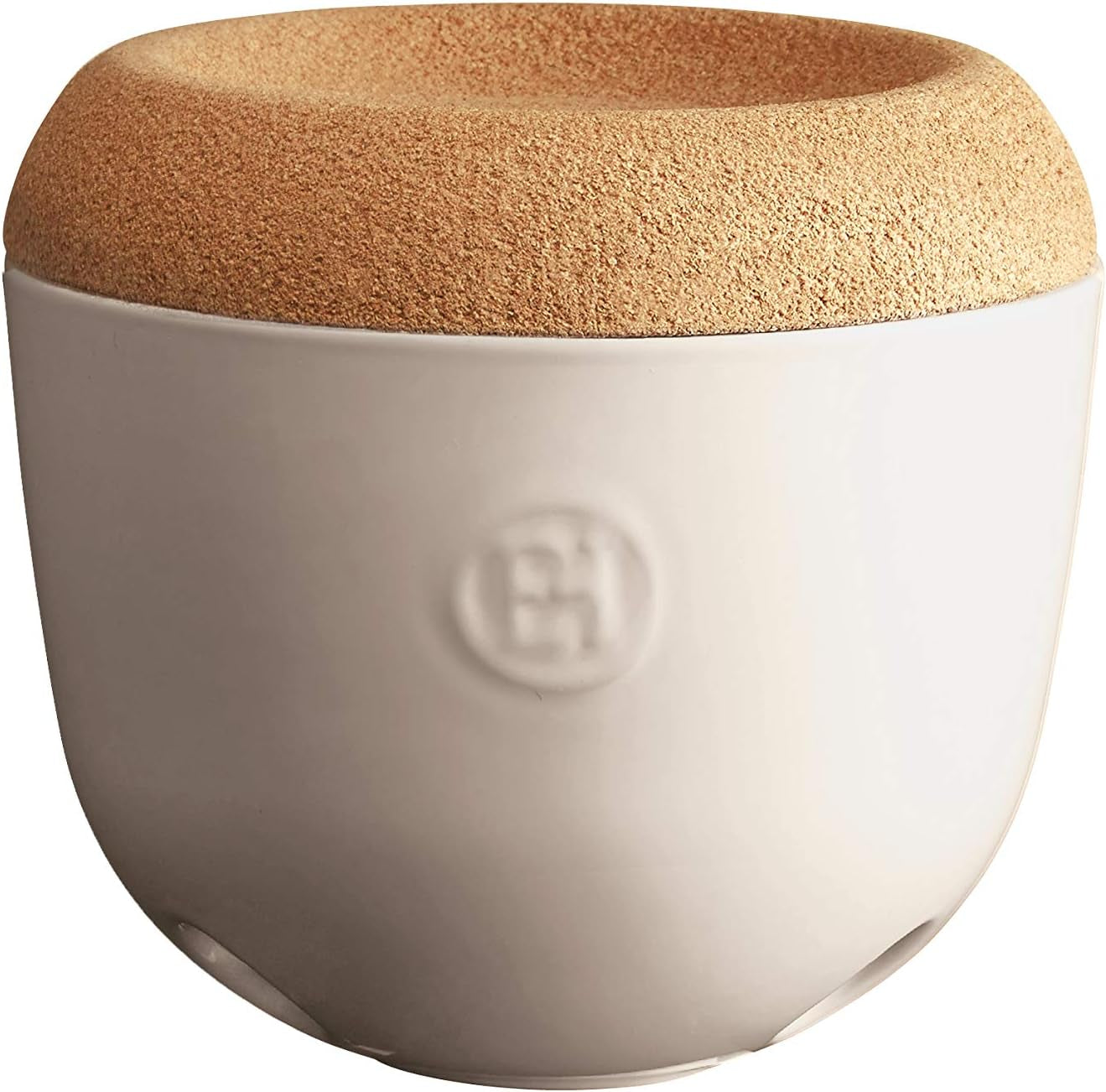 EH348763 Pot à ail, céramique, 14,6 x 14,6 x 13,4 cm, céramique, Grand Cru, 14,6 x 14,6 x 13,4 cm Boîtes de conservation Naty Shop Sound