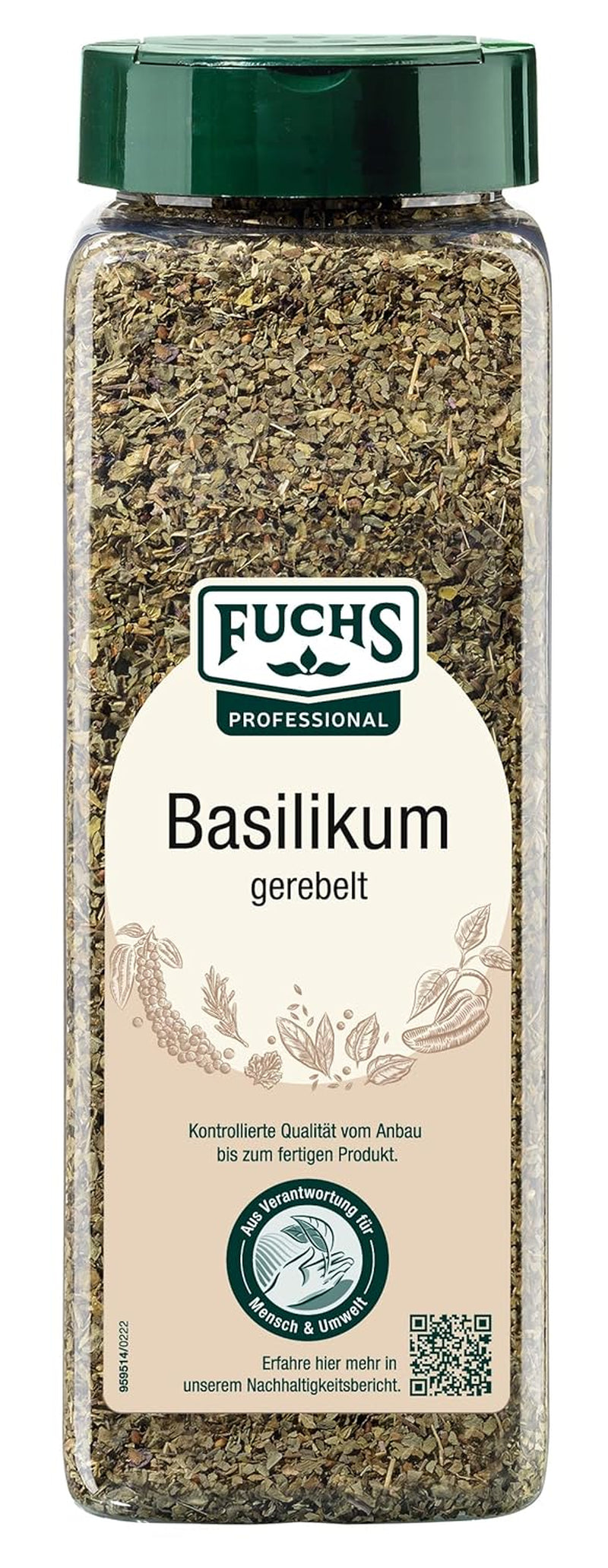 - Ceinture de Basilicum | Gewürzkraut méditerranéenne pour les grossistes | Mit praktischem Streuaufsatz | 150 g dans un gros Streuer