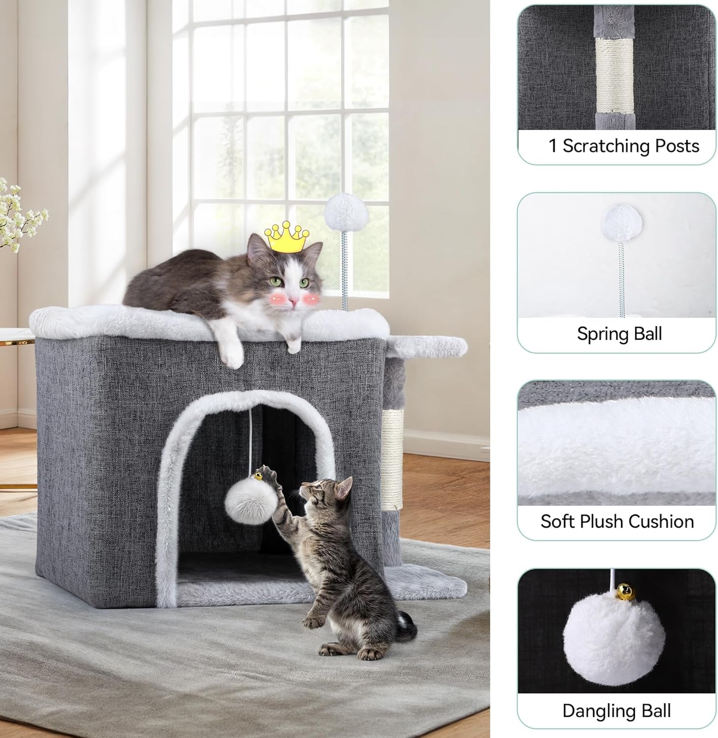 Couvertures et meubles, Animaux, Grottes et maisons, Chats, Lits pour chats, Chats - lits, matelas