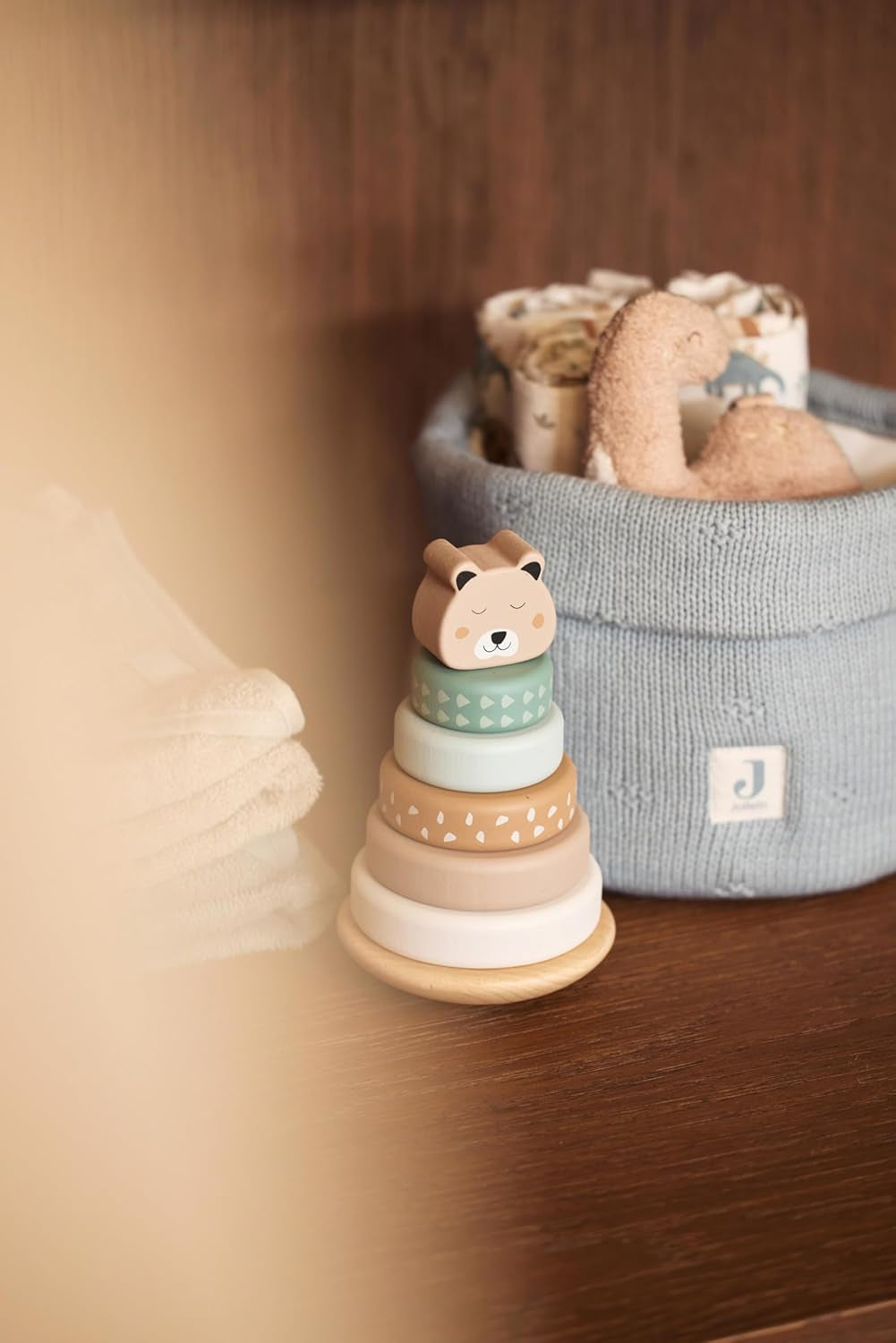 Jollein train de jeu pour bébé Roarsome - À suspendre - Jouet poussette - Jouet siège auto bébé - Accessoires poussette - Dinos et feuilles Bebe Toys Naty Shop