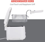 Friteuse Alpina 2,5L DF-165, 1800W - Température réglable jusqu'à 190°C Électroménager Naty Shop