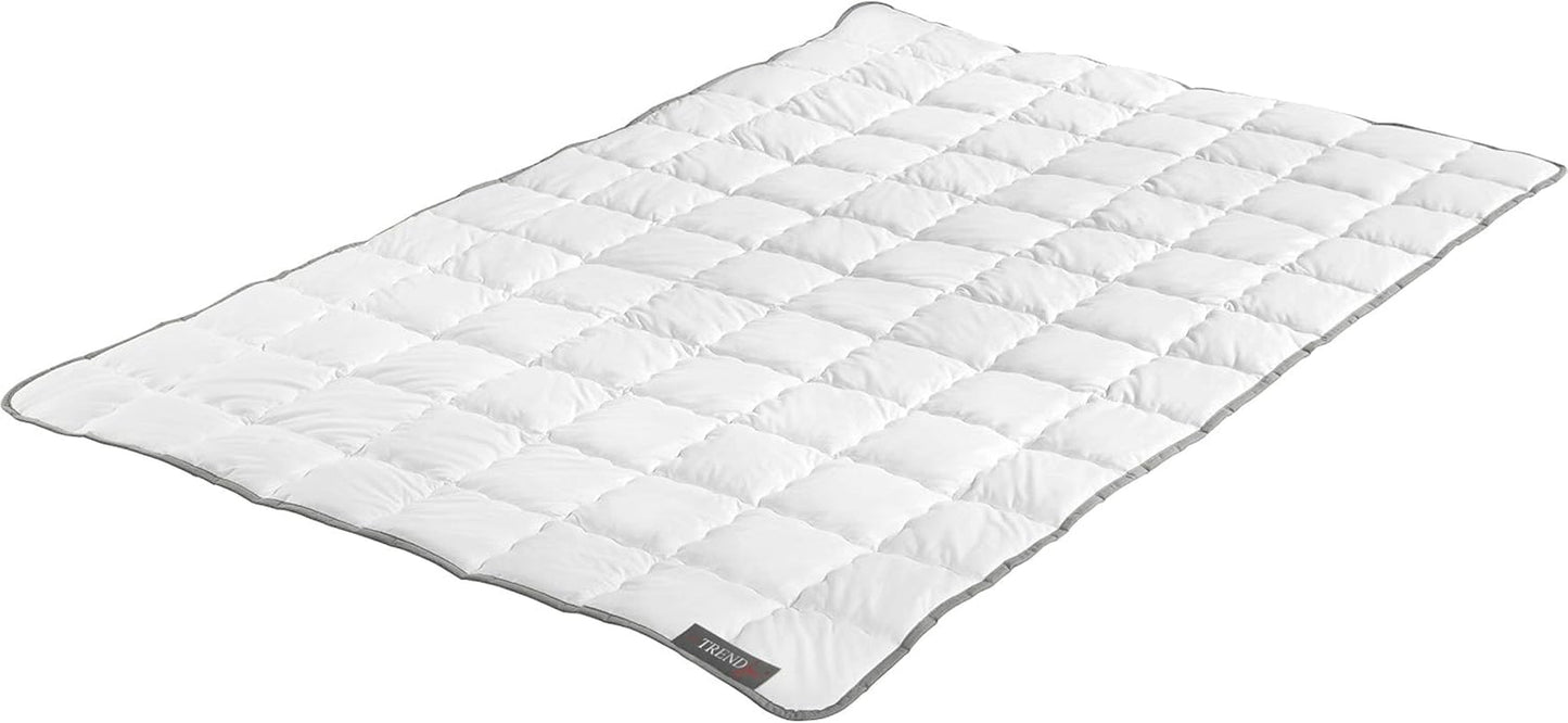 Badenia Trendline Clean Cotton Couette légère pour l'été, 135 X 200 Cm, certifiée Oeko-Tex, Produite selon la norme de qualité allemande Couettes et couettes Naty Shop Blanc 135 X 200 Cm