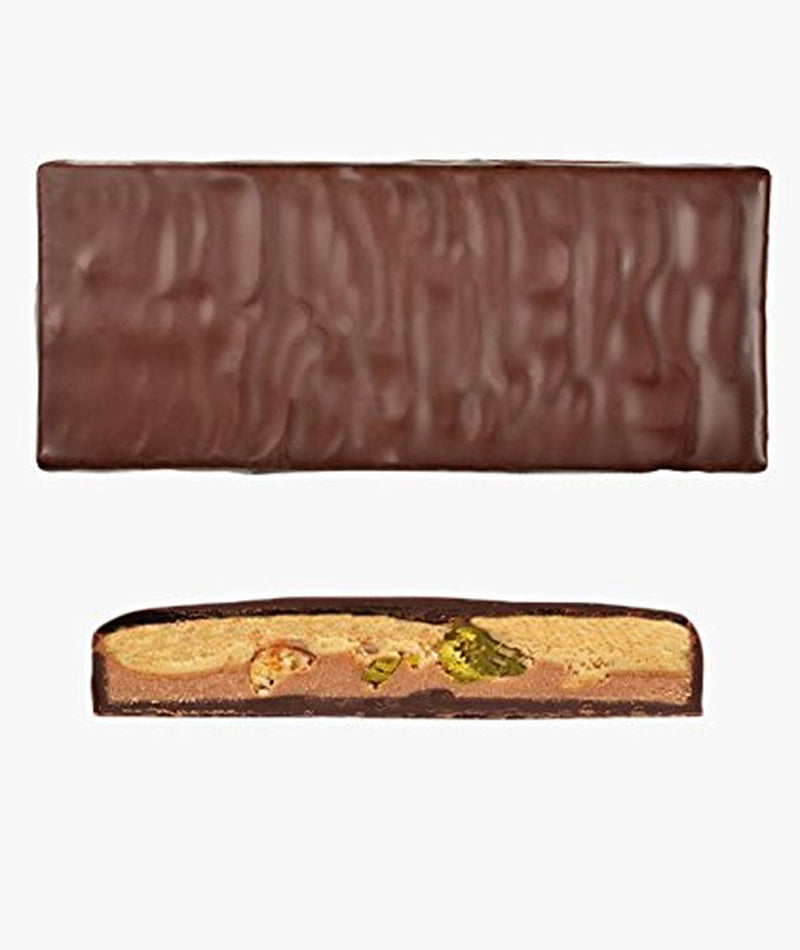 Chocolat au lait et nougat français, artisanal (70 g) - Bio