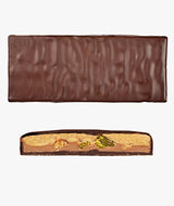 Chocolat au lait et nougat français, artisanal (70 g) - Bio
