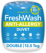 Couette pour allergies Snuggledown Freshwash, 13,5 Tog Winter Warm, coton, blanc, lit simple Couettes et couettes Naty Shop 10 X 200 X 200 Cm 13,5 Tog