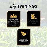 Thé Noir Twinings English Breakfast 50 g, 25 sachets de thé, thé noir ample, rond et fort issu des meilleures plantations de thé du Sri Lanka et d'Inde. Thé noir Paquet de 1 (1 x 50 g)