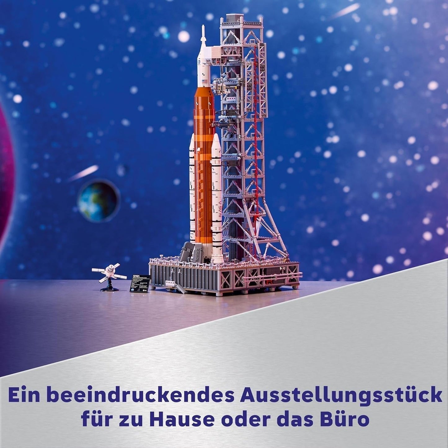 LEGO Icons NASA Artemis Launch Pad Cadeau Décoration de salon ou de bureau Ensemble de construction pour adultes avec capsule spatiale Orion et rampe de lancement Objet de collection 10341 Jeux de construction Besuche den LEGO-Store