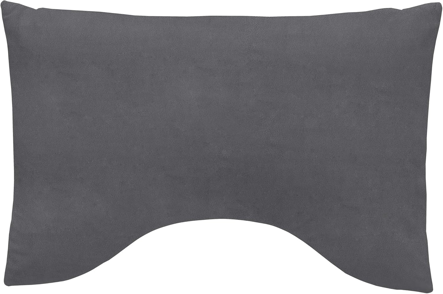 Oreiller de couchage spécial Traumnacht Exklusiv avec mousse viscoélastique, 40 X 60 cm, gris, certifié Oeko-Tex, produit selon la norme de qualité allemande Oreillers standard Naty Shop Gris 1 pièce (1 paquet)