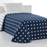 VIALMAN couvre-lit Sofia 10 lit king size | courtepointe étoile | taille de la couette 250 X 270 cm | couvre lit & jeté de canapé bleu marine Lits et Couvertures Besuche den VIALMAN-Store Bleu marine Cama 135 : 230 Cm X 270 Cm