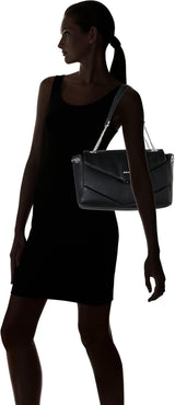 BOSS Mesdames Katlin Sh. Bag-Q Sac à bandoulière Noir1 Taille unique Sacs pour femmes Naty Shop