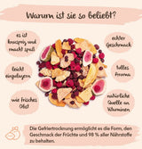 BRIX Ananas lyophilisé | Ananas naturel séché 95 g | Fruits secs Great Taste Award, ananas lyophilisés | Sans OGM, sans gluten, végétalien, vitamines retenues Naty Shop Produits déshydratés