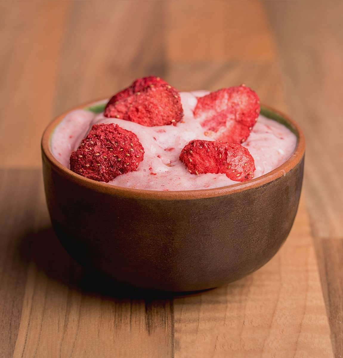 Fraises lyophilisées BRIX | Fraises naturelles 75 g | Great Taste Award pour les fruits séchés et lyophilisés | Sans OGM, sans gluten, végétalien, vitamines retenues Naty Shop Produits déshydratés