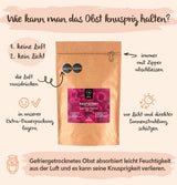Framboises séchées BRIX | Framboise naturelle lyophilisée 85 g | Grand Prix du Goût pour les Fruits Secs | Sans OGM, sans gluten, végétalien, vitamines conservées Naty Shop Produits déshydratés