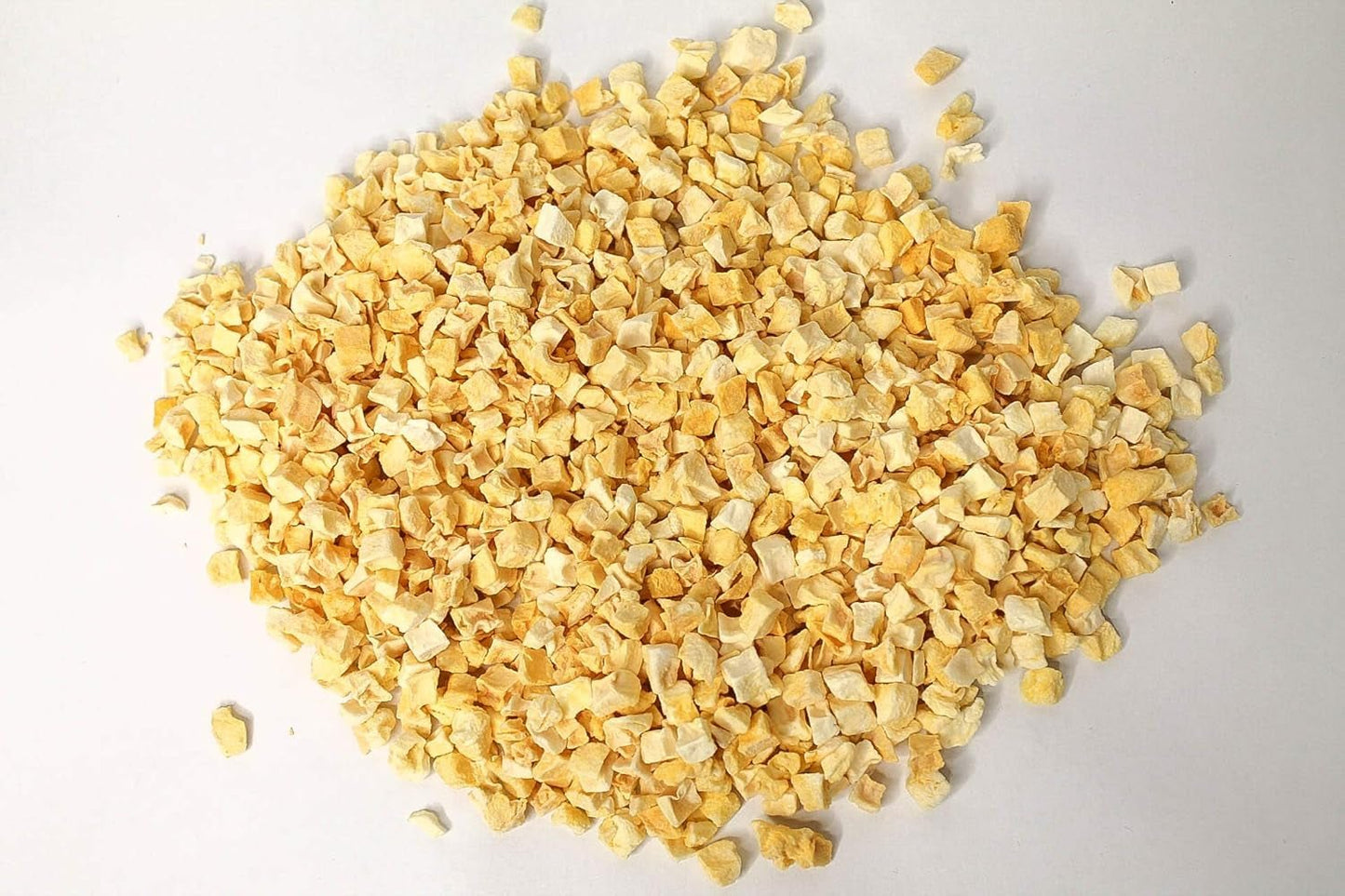 Morceaux de mangue lyophilisée 100g - Fruits lyophilisés - Fruits secs lyophilisés - Mangue séchée - Parfait pour les snacks, pâtisseries, muesli, smoothies et desserts Produits déshydratés Naty Shop