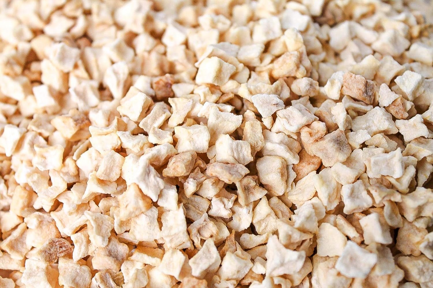 Morceaux de pommes lyophilisés 100g - Fruits lyophilisés - Fruits secs lyophilisés - Pommes séchées - Parfait pour la pâtisserie, la décoration de gâteaux, snacks, muesli et desserts Produits déshydratés Naty Shop