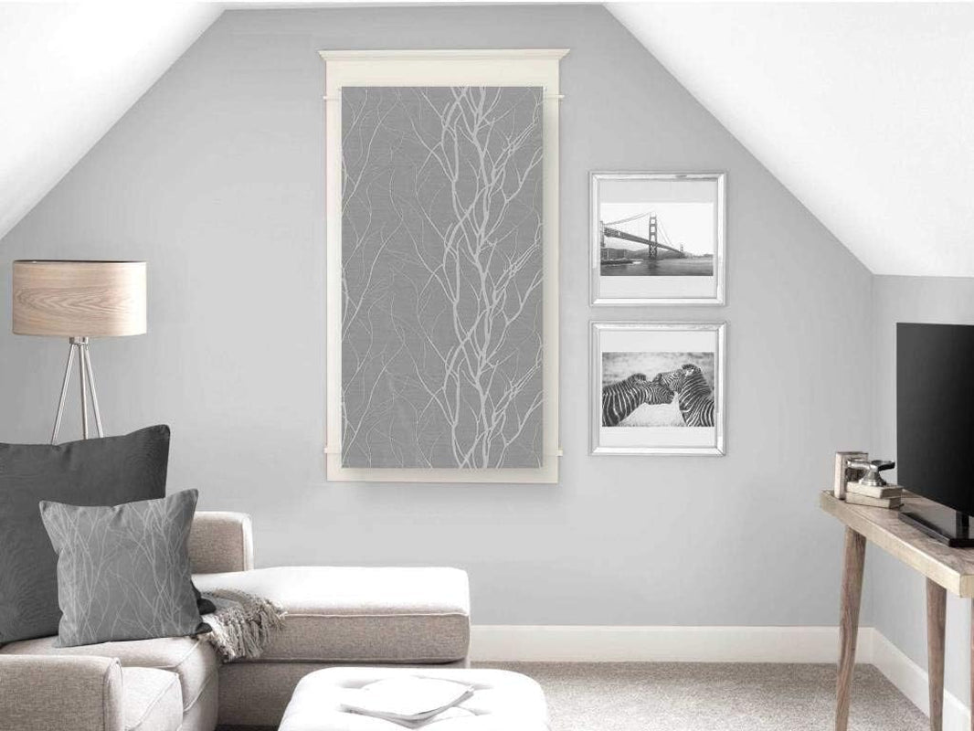 Soleil D'Ocre Liane Bise-Bise, Polyester, Blanc, 70 X 200 Cm Naty Shop Couettes et Couettes Gris H90 X L45 Cm (Lot de 1)