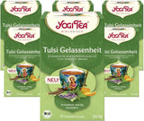 Yogi Tea - Tulsi Serenity, tisane ayurvédique, sans caféine, mélange Tulsi - basilic sacré, réglisse et orange, Yogi Tea, paquet de 6, 6 x 17 sachets de thé (102 sachets de thé)