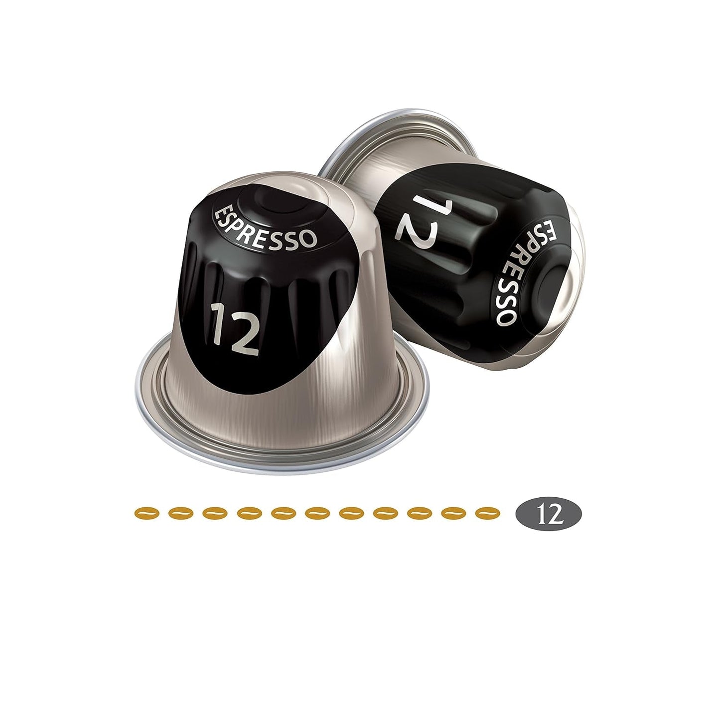 Jacobs Café expresso Ristretto, Intensité 12/12, 10 x 20 cafés, Café café compatible Nespresso*, 200 cafés