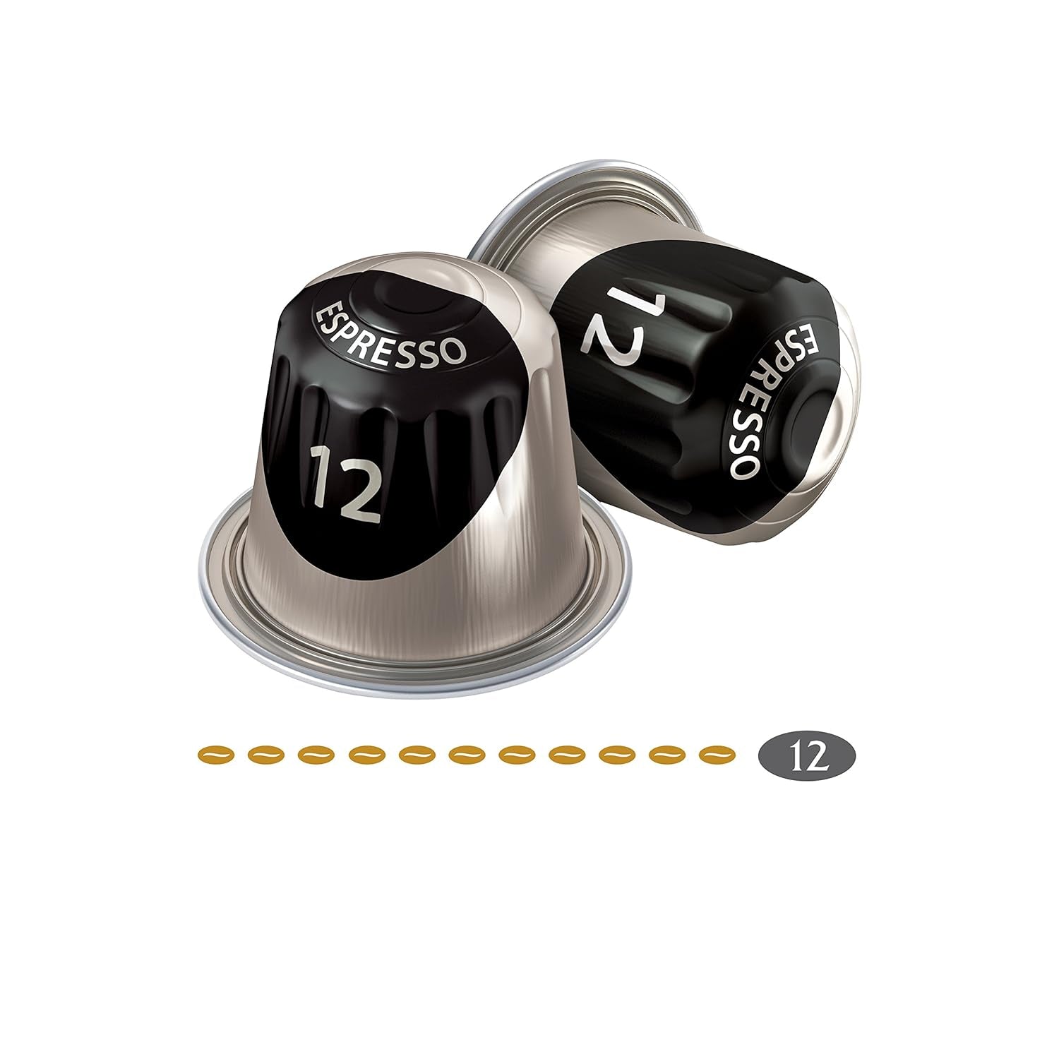 Jacobs Café expresso Ristretto, Intensité 12/12, 10 x 20 cafés, Café café compatible Nespresso*, 200 cafés