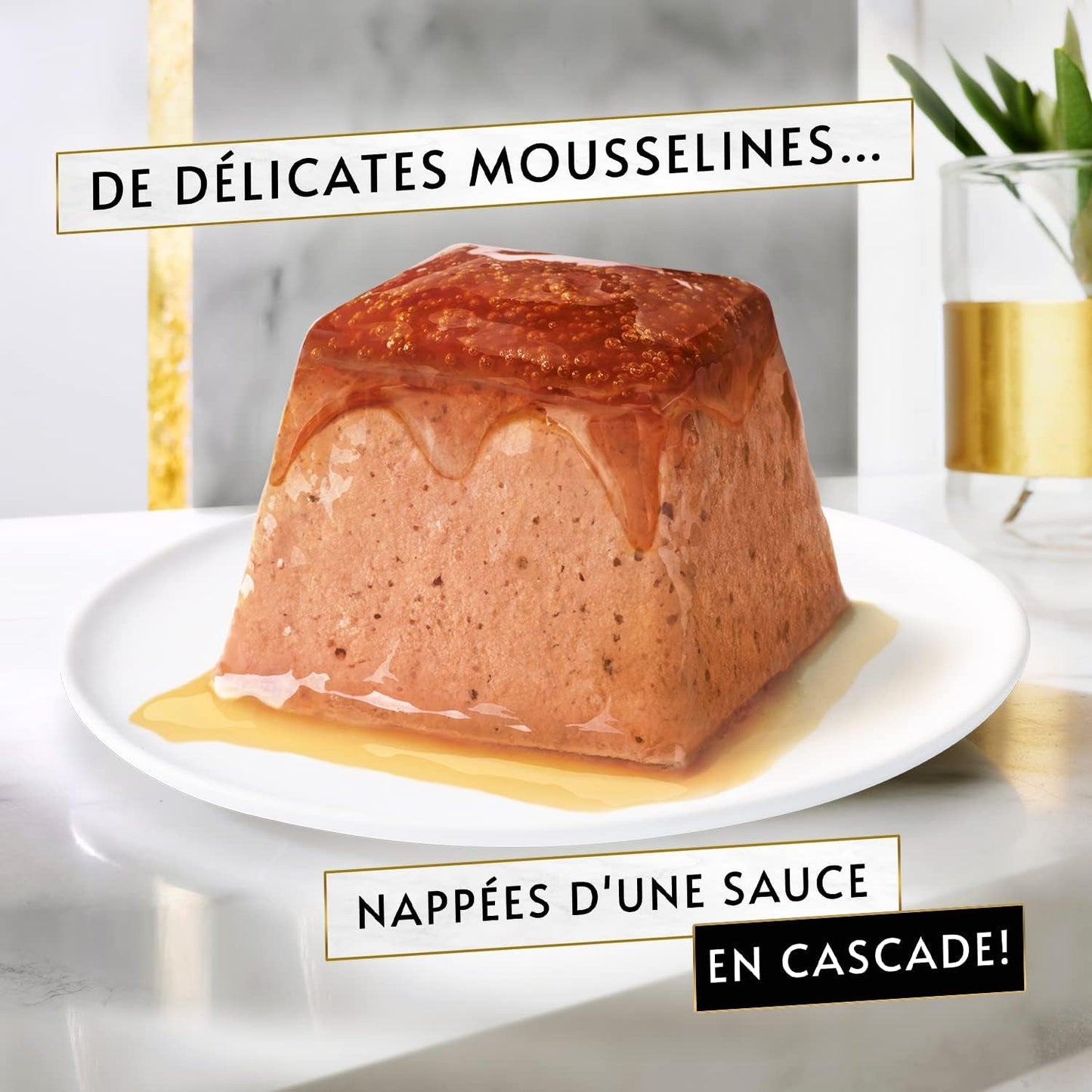 Révélations Mousseline avec Poulet et Sauce | Nourriture pour chats adultes | 4x57g