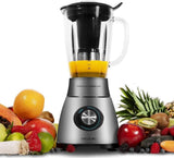Cecotec Batteur sur socle Power Black Titanium 2200MAX Smooth, 2200 W Vitesse Maximale, 6 Klingen Aus Edelstahl, Fonction Ice-Crush, Fonction Turbo et Smoothie, Fonction Autoclean Kitchen Naty Shop Mechanisch 2500 W | 1,8 L