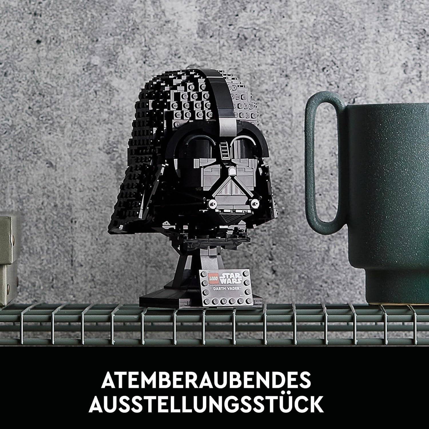 LEGO Star Wars Kit de construction de casque de Dark Vador pour adultes, idée cadeau pour homme, femme, lui ou elle, modèle de collection à construire et à exposer 75304 Jeux de construction Besuche den LEGO-Store