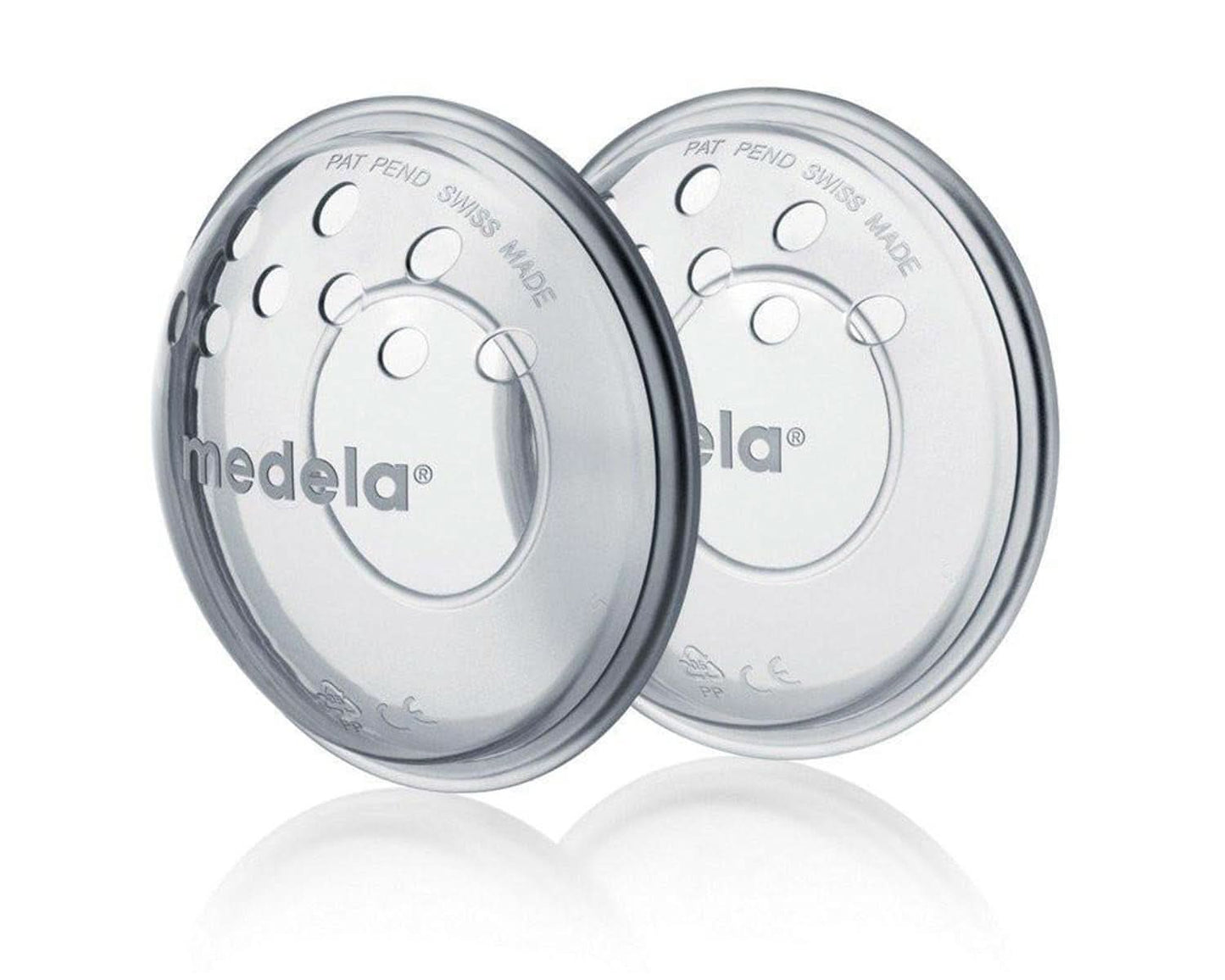 Coquilles d'allaitement Medela - sans BPA, en silicone souple, avec trous d'aération respirants, comprend 2 coquilles Accessoires Alimentation et Allaitement Bebe Naty Shop