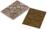 Silikomart 22.166.77.0165 CKC06, Set forme chocolat et emporte-pièce Naty Shop