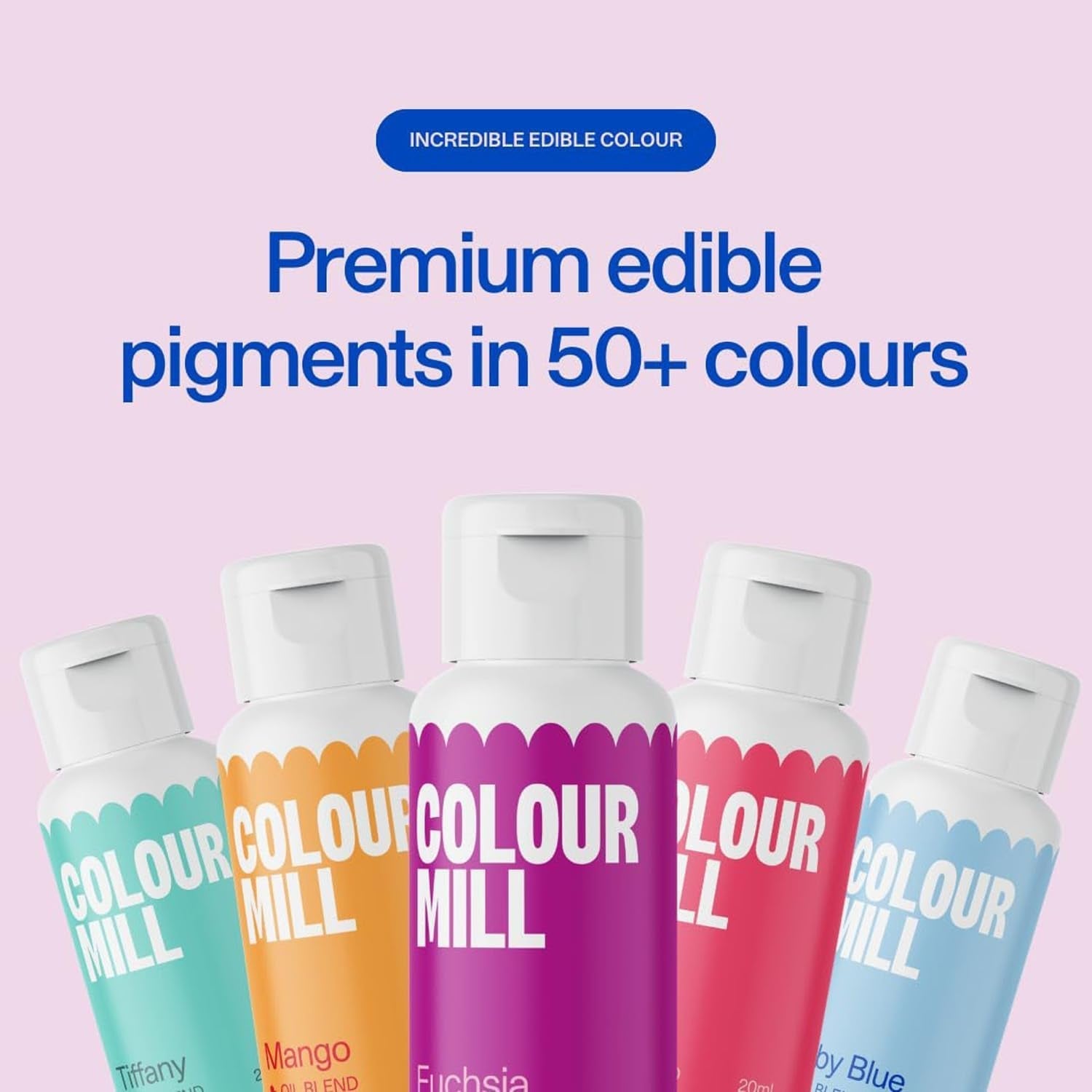 Colorant alimentaire à base d'huile de citron Color Mill - Colorant alimentaire pour chocolat, fondant, muffins, gâteaux, pâtisserie, macarons - Colorant alimentaire pour décoration de gâteaux - 100 ml