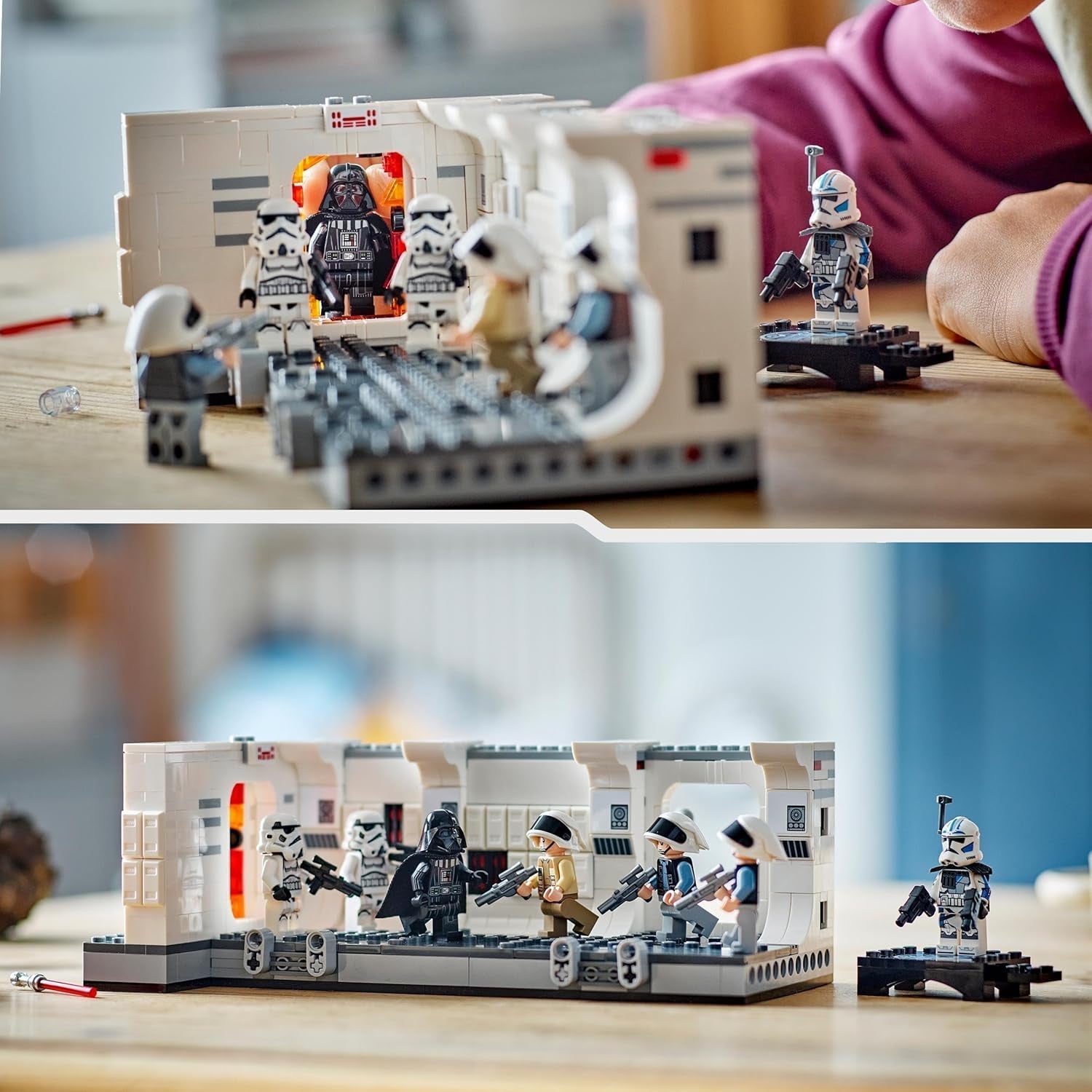 LEGO Star Wars Tantive IV Boarding, jouet de construction du film A New Hope, ensemble de jeu fantastique à collectionner, idée cadeau pour garçons et filles à partir de 8 ans et collectionneurs 75387 Ensembles de construction Beuche den LEGO-Store