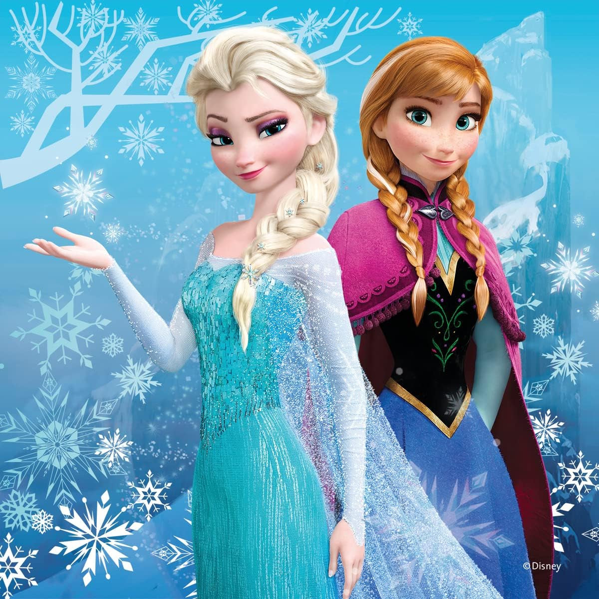 Ravensburger Puzzle pour enfants - 09264 Aventures au pays d'hiver - puzzle pour les enfants de plus de 5 ans, puzzle Disney La Reine des Neiges avec 3X49 pièces Puzzle Naty Shop