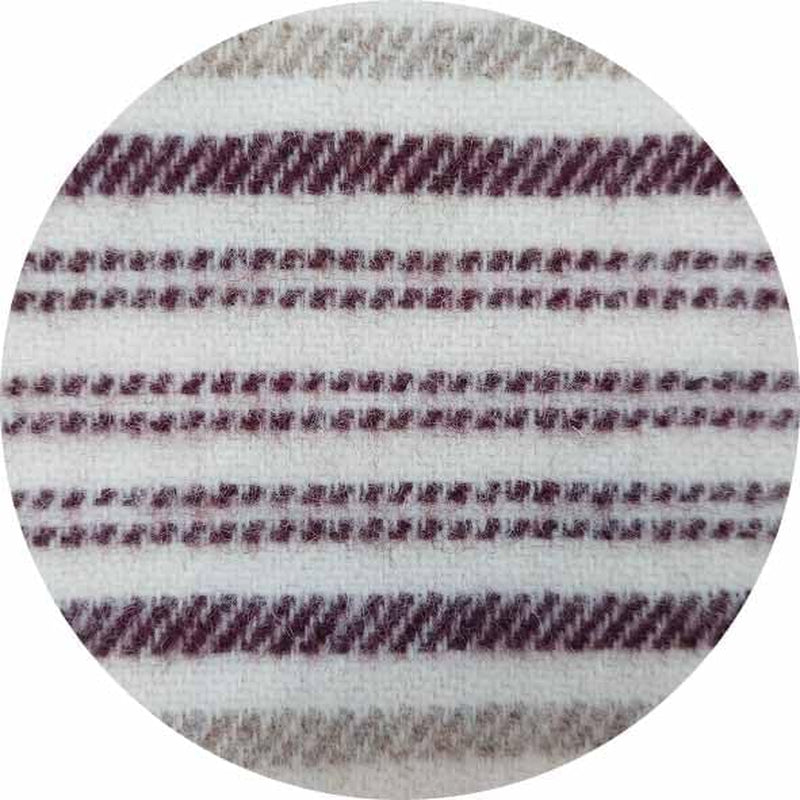 Toison D'Or angle, 240 X 260 Cm, Blanc/Aubergine/Bizet Couettes et couettes Naty Shop