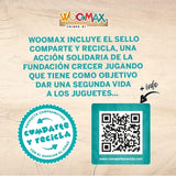 Colorbaby WOOMAX 49314 - Serrure en bois 37 X 15 X 53,5 Cm +3A Maisons de poupées Naty Shop