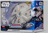 Star Wars Micro Galaxy Squadron SWJ0332 - Véhicule Officiel Millennium Falcon 22,5 cm avec Lumières, Sons et Figurines Naty Shop