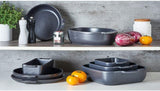 Peugeot Appolia Rechteckige Auflaufform Mit Griffen, Keramik, Schiefer / Grau, 8.3X40.5X27.2 Cm, Fassungsvermögen: Env. 4 L, 60022 Moules et plaques pour pâtisserie Naty Shop
