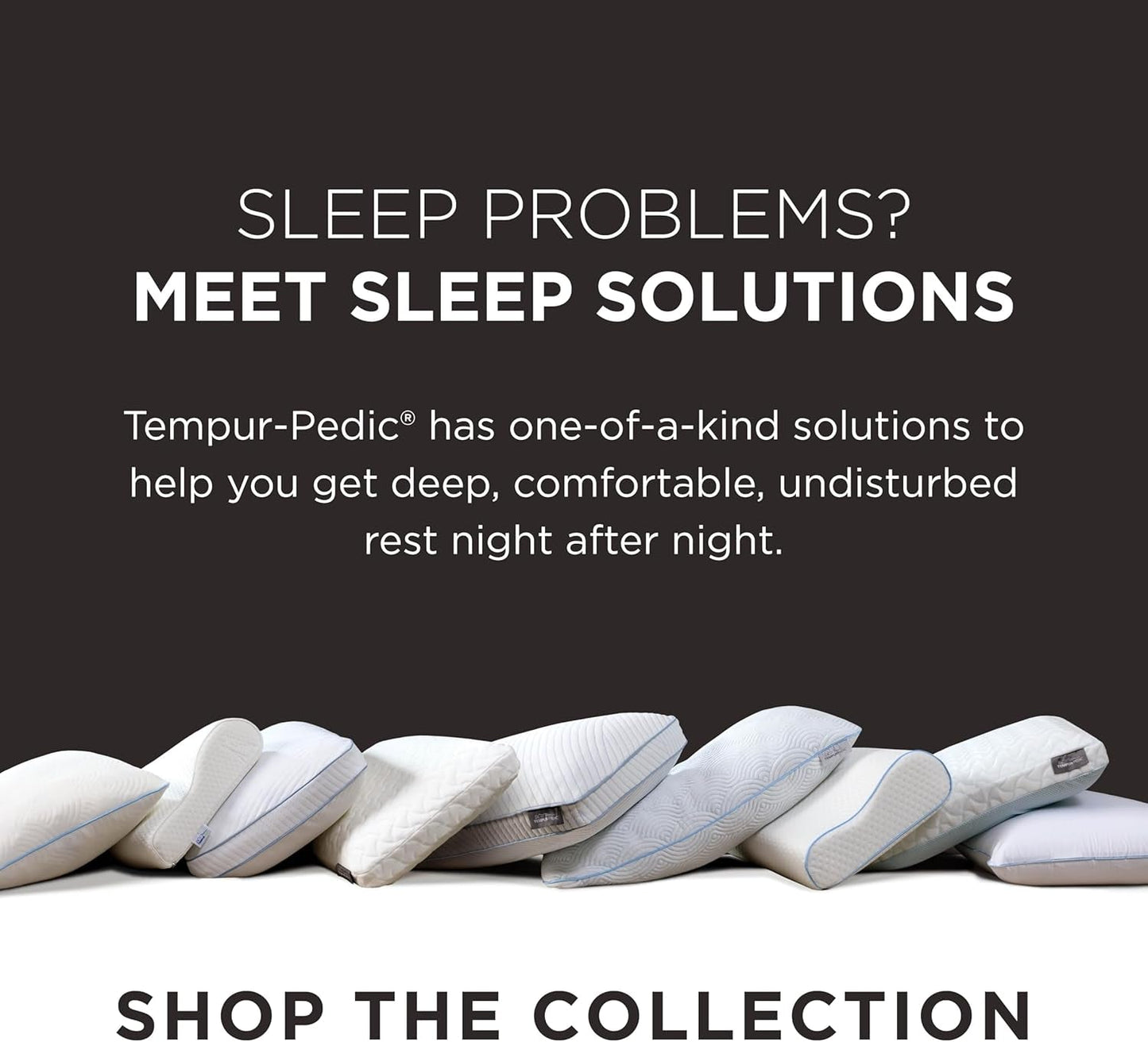 Oreiller Symphony TEMPUR-PEDIC Fabriqué en mousse à mémoire de forme, Luxueux, Doux, Standard, Blanc Oreillers standard Naty Shop