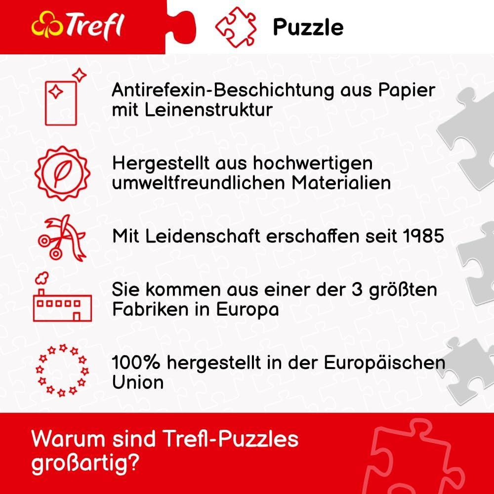 Trefl - Puzzle 2 en 1 : Capitales européennes - 2 X 500 pièces - Ensemble de deux puzzles, bricolage, divertissement créatif, pour adultes et enfants de 10 ans et plus Naty Shop