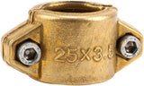 Colliers de serrage Gardena : Collier de serrage en laiton pour fixer des tuyaux d'aspiration ou haute pression, adapté aux tuyaux de 25 mm (1 pouce) (7211-20)